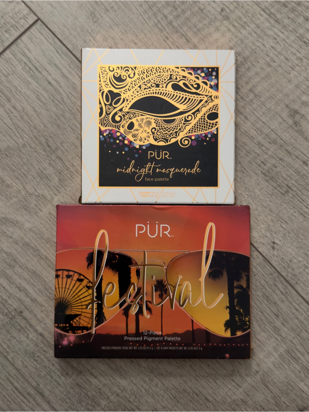 PÜR Festival & Midnight Masquerade Eyeshadow Duo - Orange, Gold, Black